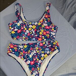 Floral Bikini swim Set 1X